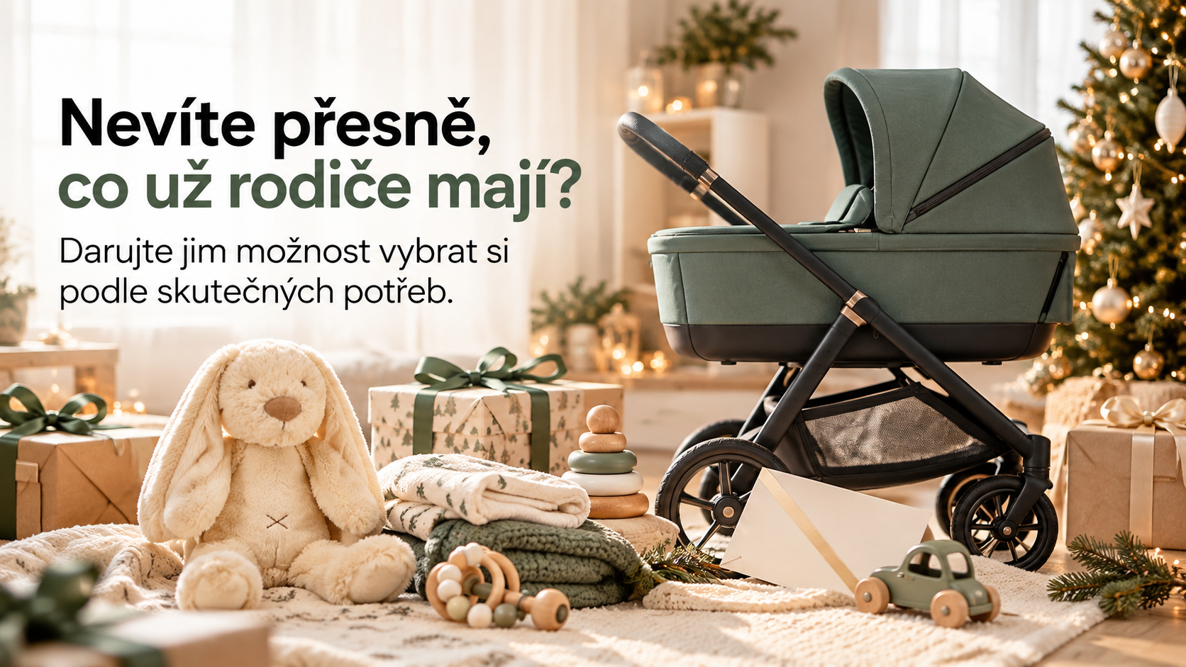 Nevíte, co už rodiče mají? Darujte jim možnost vlastního výběru.