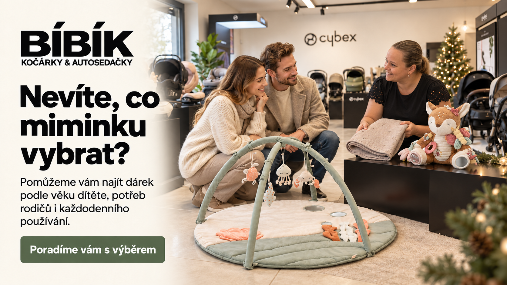 Poradenství s výběrem dárku pro miminko