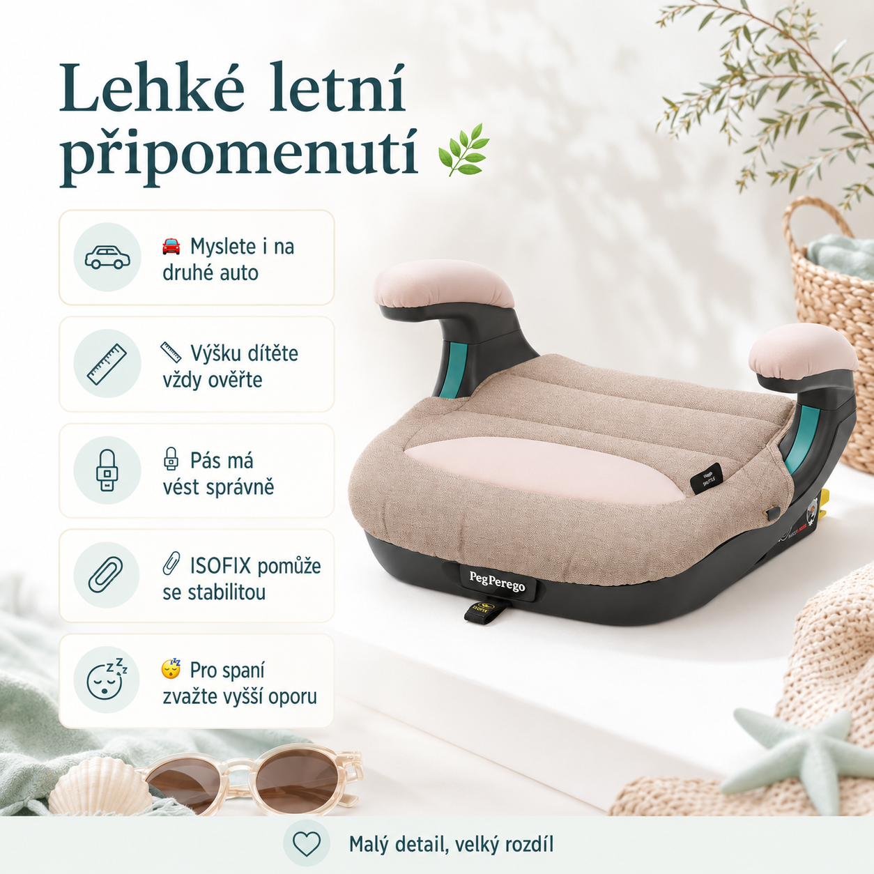 Lehké letní připomenutí k použití podsedáku