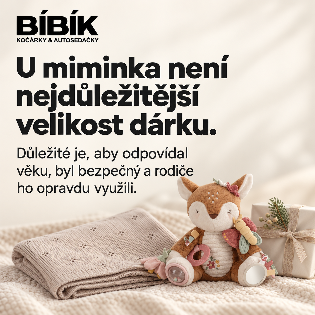 Praktický vánoční dárek pro miminko