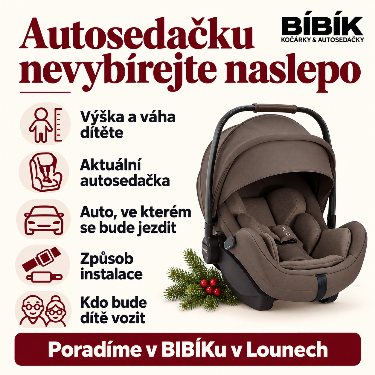 Co ověřit před výběrem autosedačky jako dárku