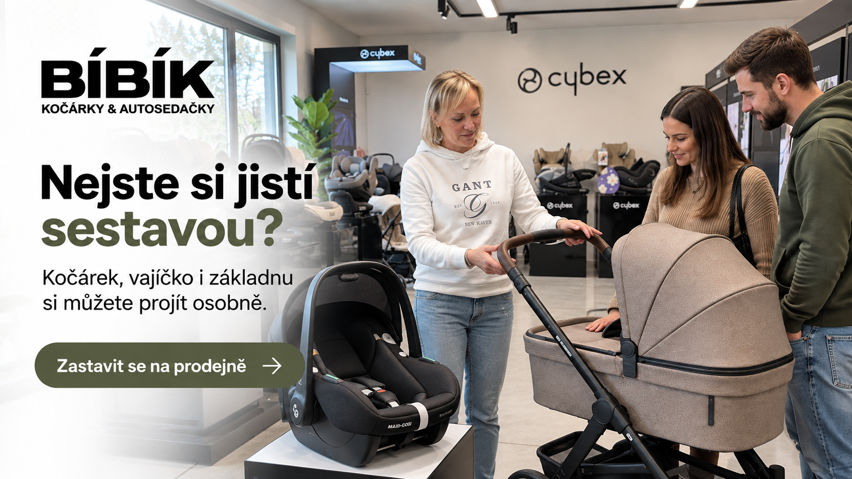 Osobní poradenství při výběru kočárkového setu