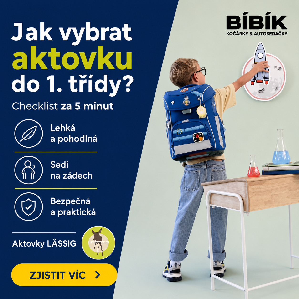 Jak vybrat aktovku do první třídy