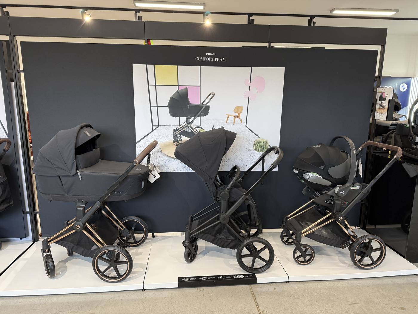 Kočárky CYBEX s korbou, sportovní nástavbou a autosedačkou