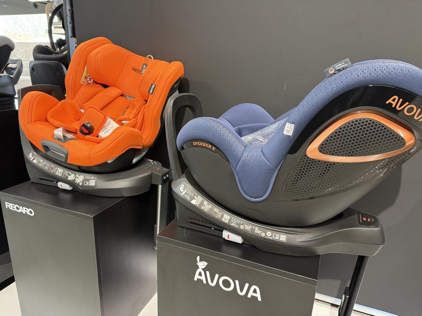 Autosedačky Recaro a Avova na prodejně BÍBÍK