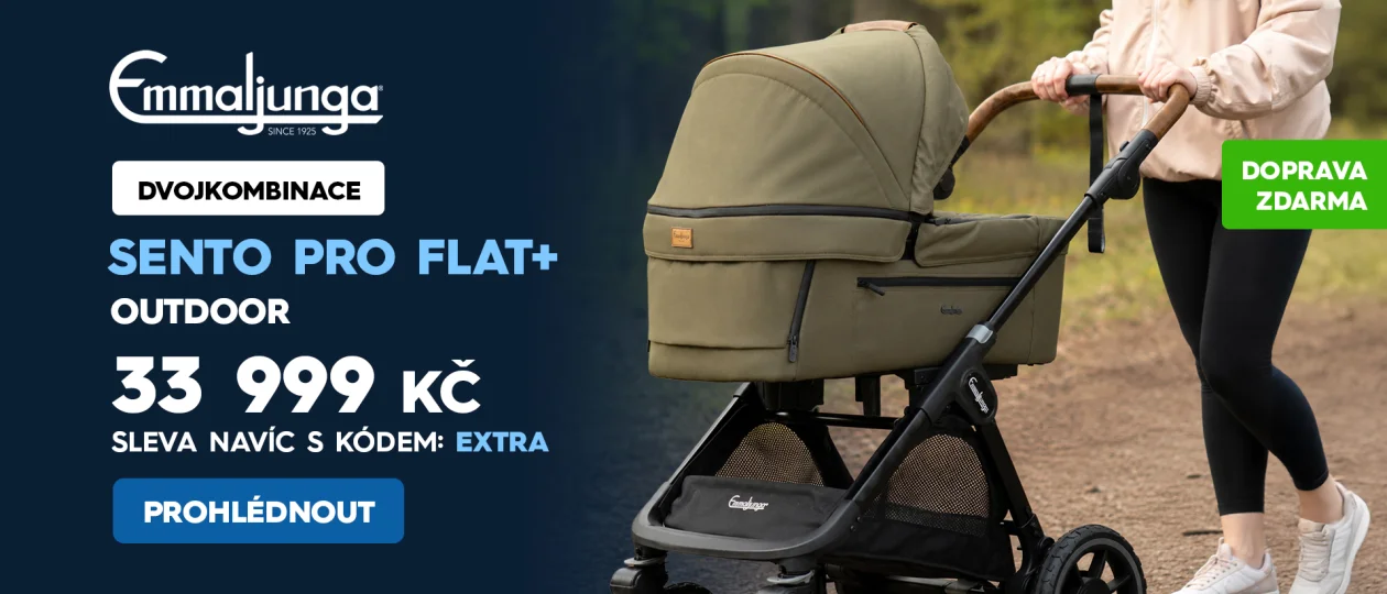 Emmaljunga SENTO PRO Flat+ Outdoor