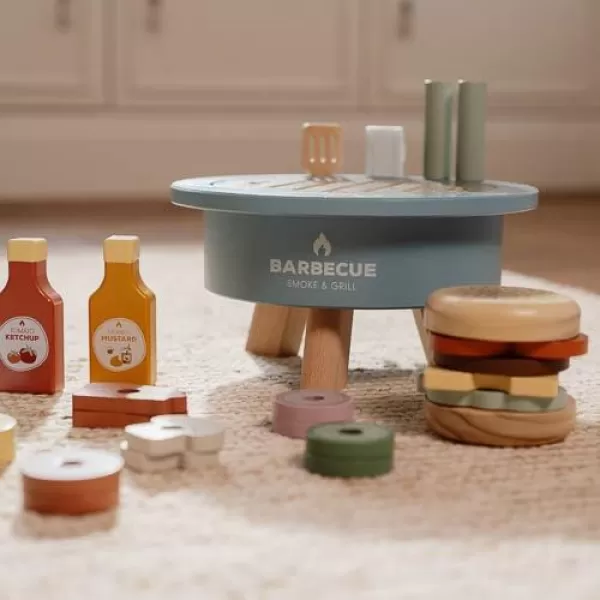 Little Dutch Barbecue sada dřevěná