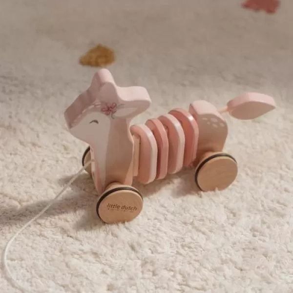 Little Dutch Tahací srnka dřevěná Fairy Garden
