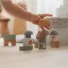 Little Dutch Kostky dřevěné 50 ks v tubě Forest Friends