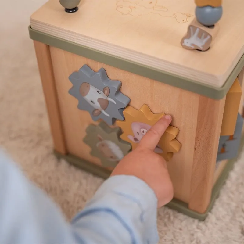Little Dutch Kostka s aktivitami dřevěná
