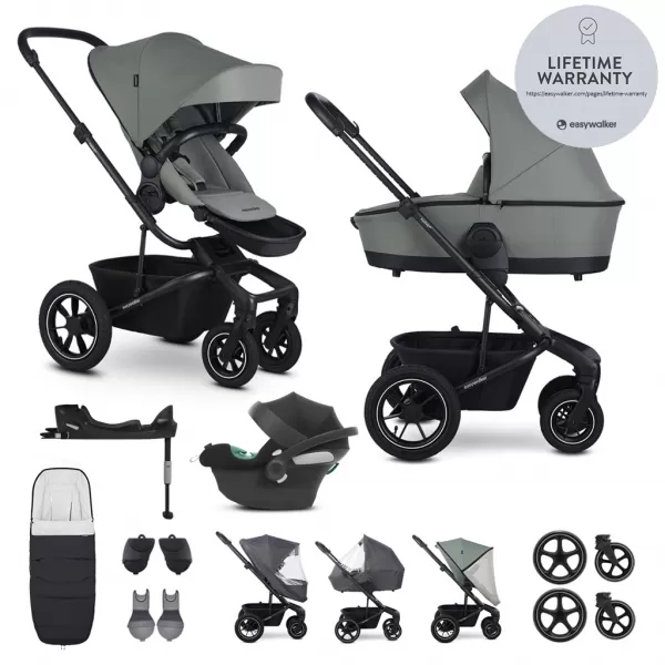 EASYWALKER Kočárek kombinovaný Harvey⁵ XXL AIR + CYBEX Aton B2 i-Size + základna