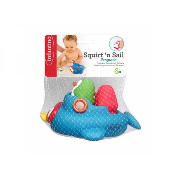 Infantino Lodička s tučňáky do koupele