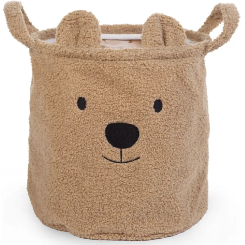 Childhome Koš na hračky Teddy 30x30x30 cm