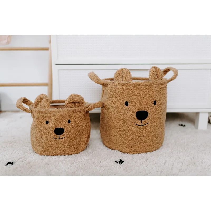 Childhome Koš na hračky Teddy 30x30x30 cm