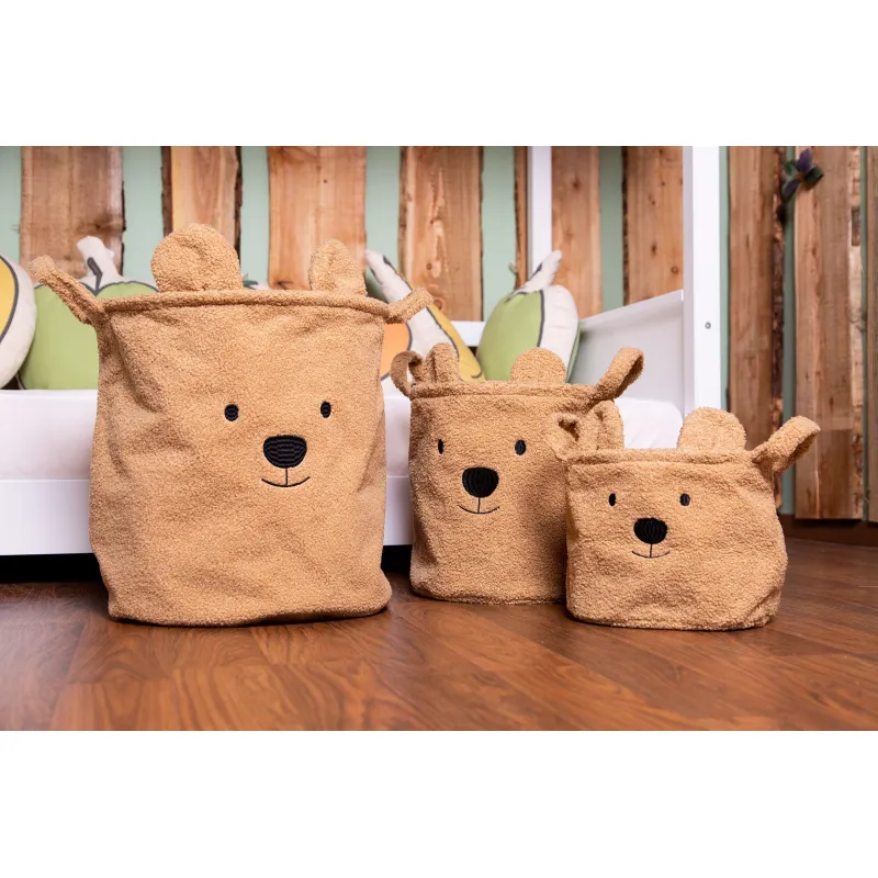 Childhome Koš na hračky Teddy 25x20x20 cm