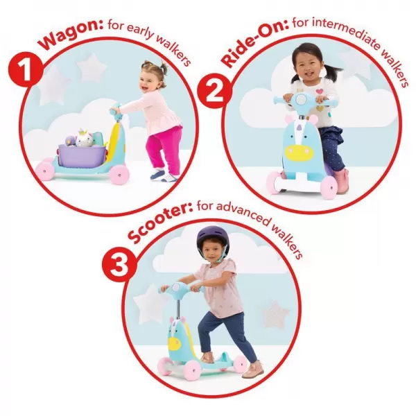 Skip Hop Zoo odrážedlo 3v1 Ride-On 12m+ do 20kg