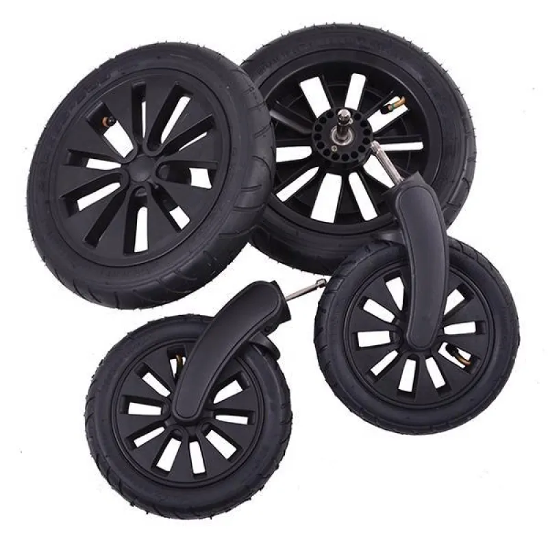 Petite&mars Sada 4 nafukovacích koleček ke kočárku Street+