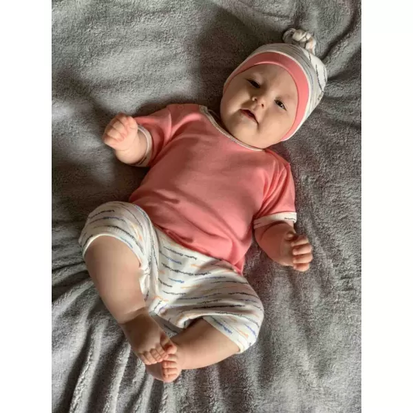 New Baby Kojenecká bavlněná čepička Summertime holka