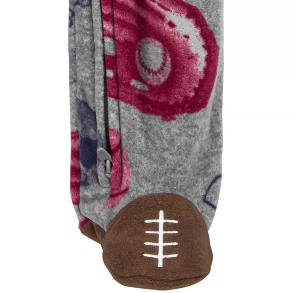 CARTER'S Overal na zip fleece Sleep & Play Grey Sports chlapec 6m