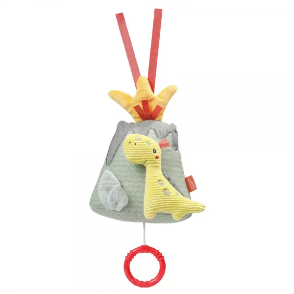 Baby Fehn Hrací hračka sopka s dinosaurem, Happy Dino
