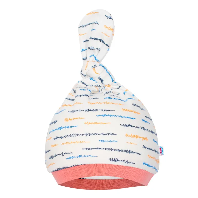 New Baby Kojenecká bavlněná čepička Summertime holka