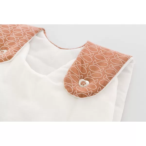 TRÄUMELAND Vnější spací pytel Liebmich Fische braun 62/68