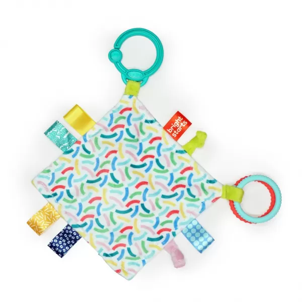 BRIGHT STARTS Dečka maznacia na C kroužku Fuzzy Feel ™ 0m +