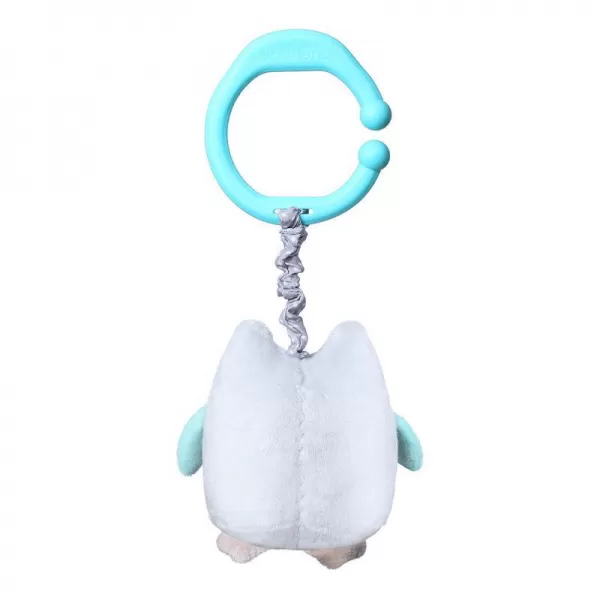 BABYONO Hračka vibrační na C kroužku sova Sofia modrá