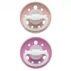 NIP CHERRY šidítko kaučuk,6m+,2ks,red/pink