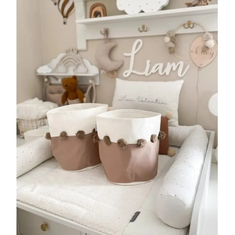 TODDLEKIND Uložný koš large Tan