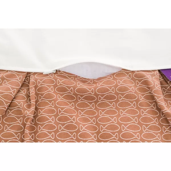 TRÄUMELAND Vnější spací pytel Liebmich Fische braun 62/68