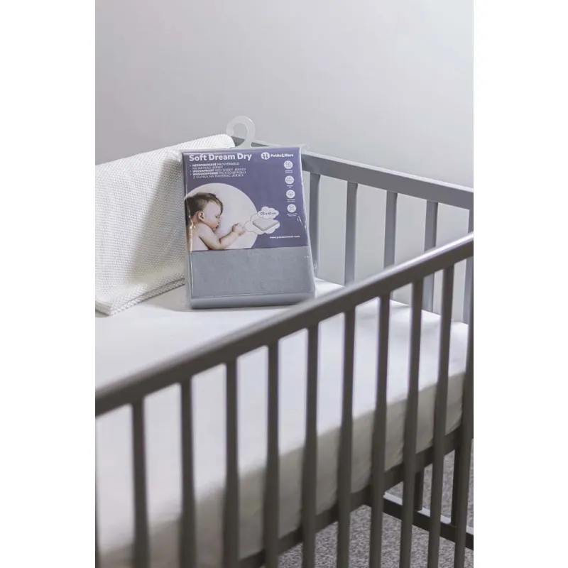 PETITE&MARS Napínací prostěradlo nepromokavé Soft Dream Dry 120 x 60