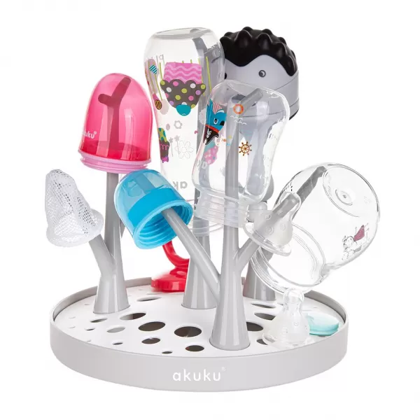 Akuku Univerzální sušička odkapávač na láhve a dudlíky STROMEČKY