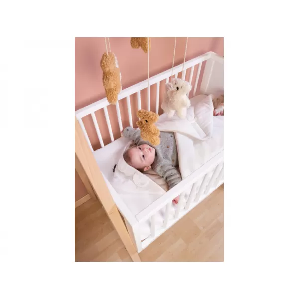 Childhome Postýlka Tipi dřevěná + stojan na oblečení