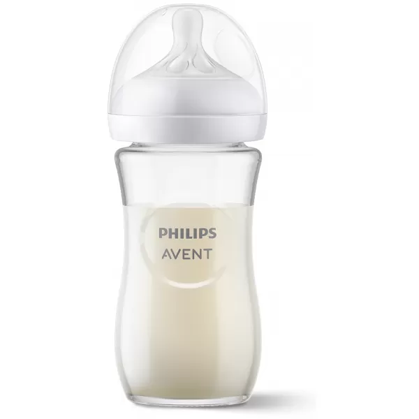 Avent Láhev Natural Response 240 ml +1m skleněná