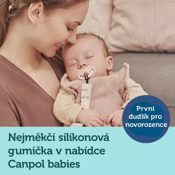 CANPOL BABIES Set symetrických silikonových dudlíků 18m+ Bonjour Paris