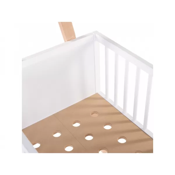 Childhome Postýlka Tipi dřevěná + stojan na oblečení