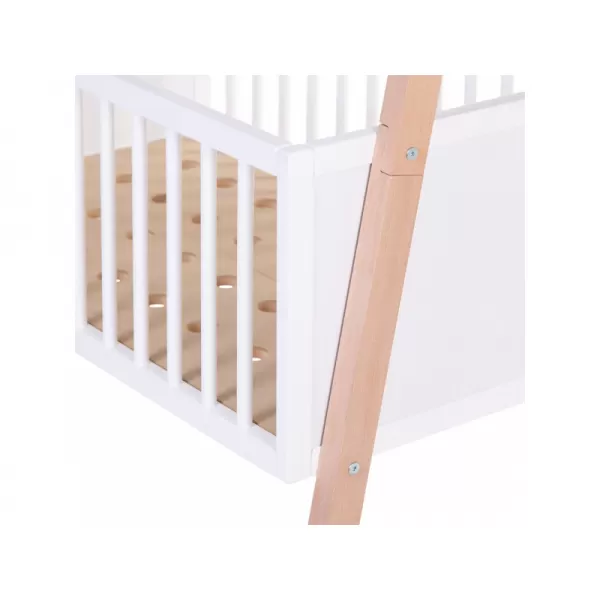 Childhome Postýlka Tipi dřevěná + stojan na oblečení