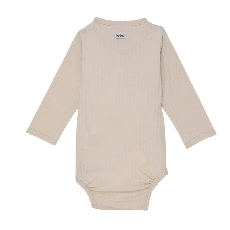 LODGER Romper LS Seersucker