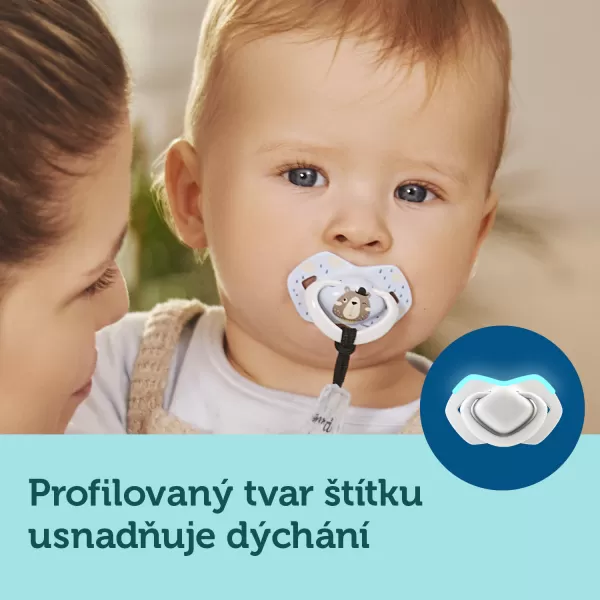 CANPOL BABIES Set symetrických silikonových dudlíků 18m+ Bonjour Paris