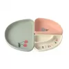 Lässig Dish Set Silicone Section Happy Fruits