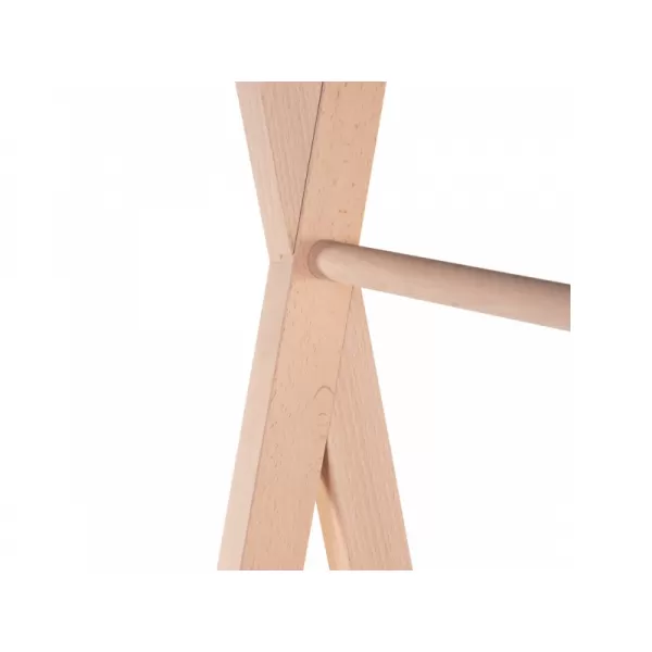 Childhome Postýlka Tipi dřevěná + stojan na oblečení