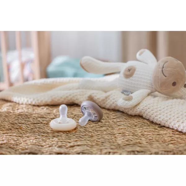 Tommee Tippee Šidítko C2N silikon Natural Chestnut 2ks 0-6m