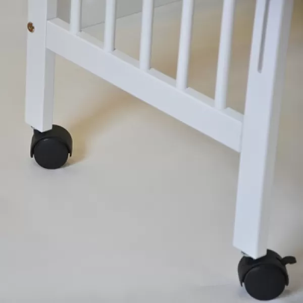 Faktum Kolečka k přísuvné postýlce, 4ks, černé