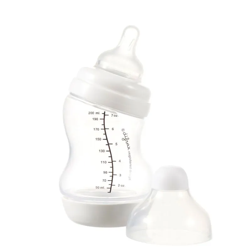 Difrax Kojenecká S-lahvička, široká, Antikolik, 200 ml