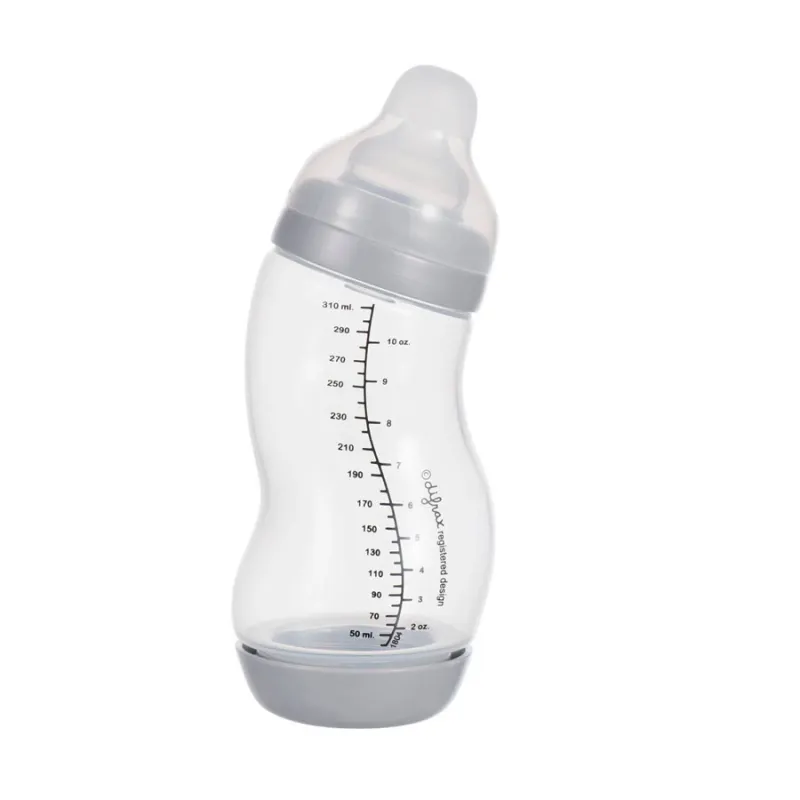 Difrax Kojenecká S-lahvička, široká, Antikoliková, 310 ml