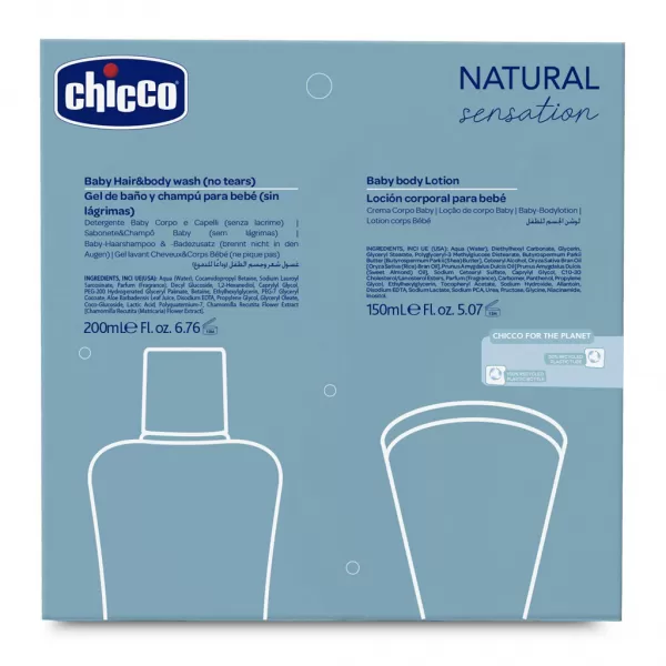 CHICCO Set dárkový kosmetický Natural Sensation - Daily Care 0m+