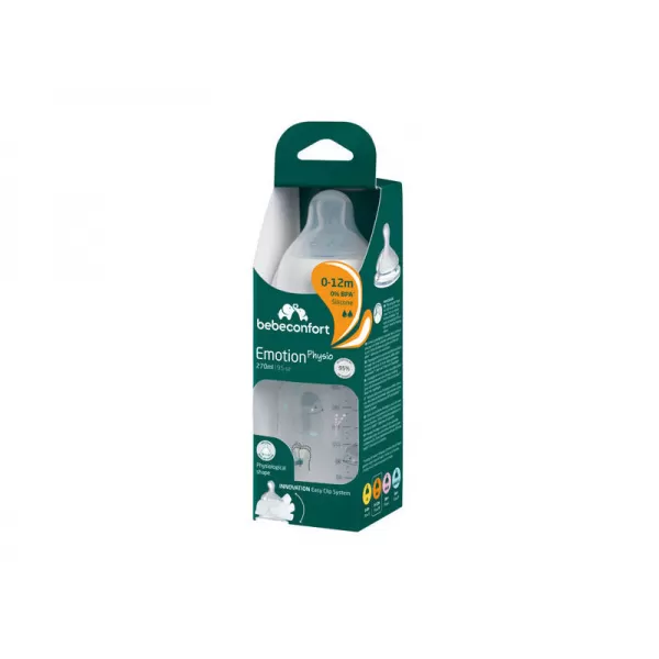 Bebeconfort Kojenecká láhev Emotion Physio 270ml 0-12m+