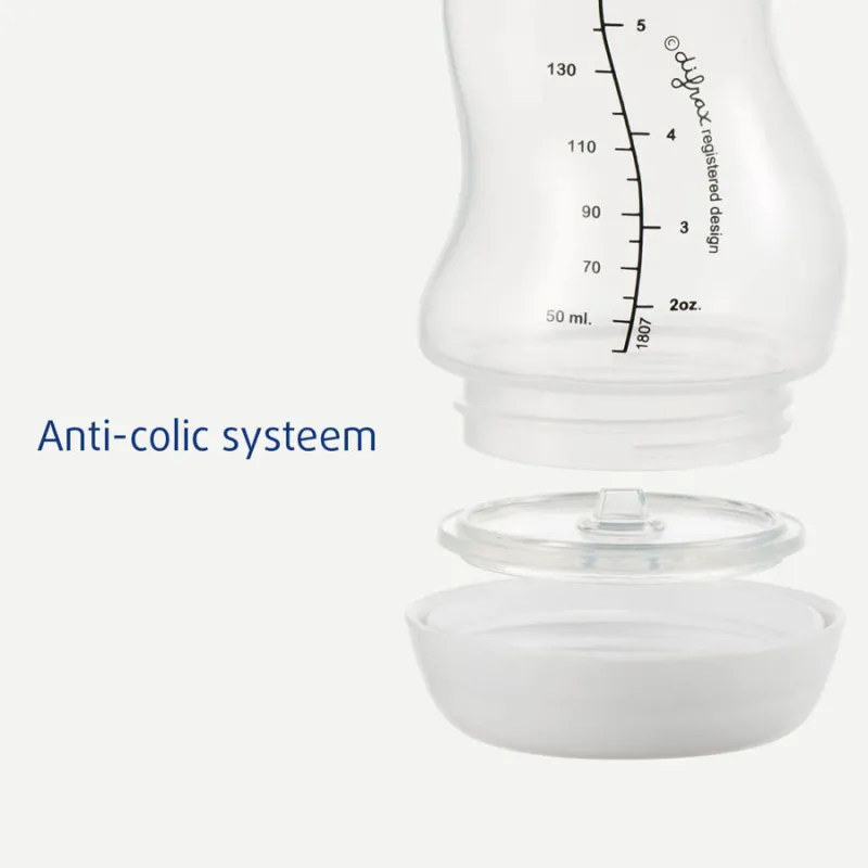 Difrax Sada růžové a cihlové kojenecké S-lahvičky antikolik, 250ml
