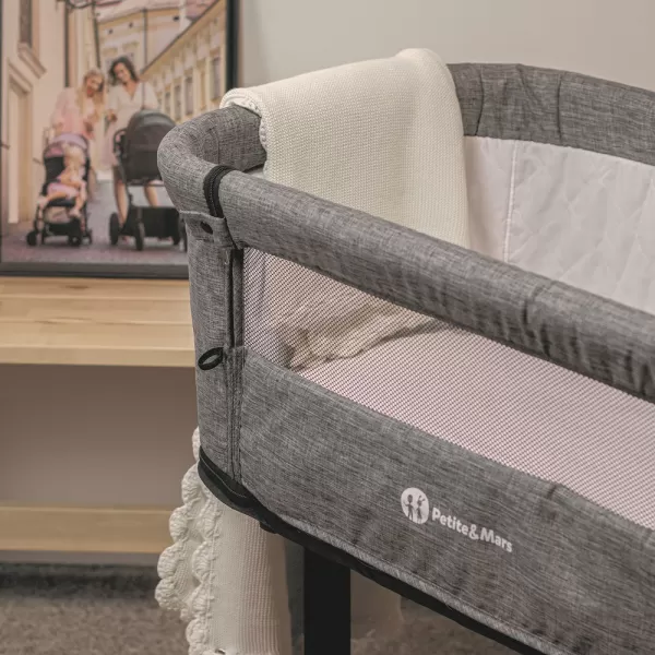 PETITE&MARS Napínací prostěradlo nepromokavé do malé postýlky Soft Dream Mini 84 x 50